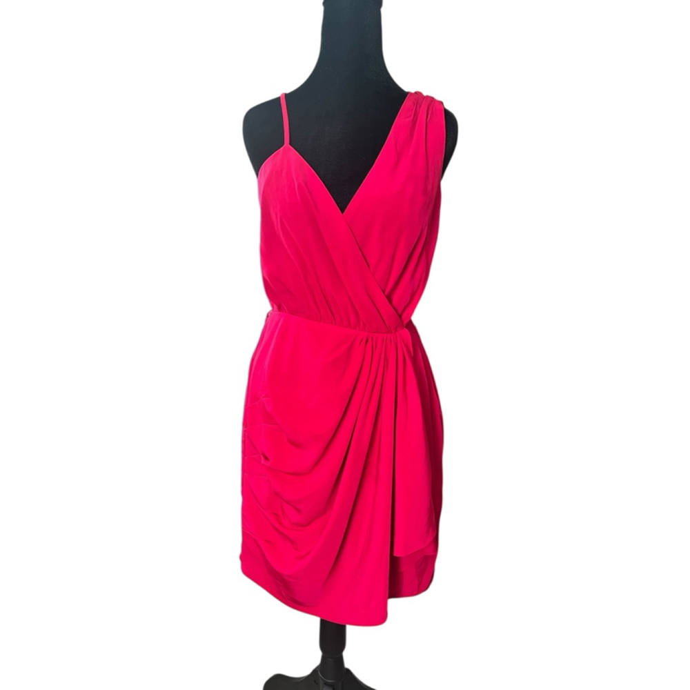EXPRESS Pink One Shoulder Dress Size Womens 4